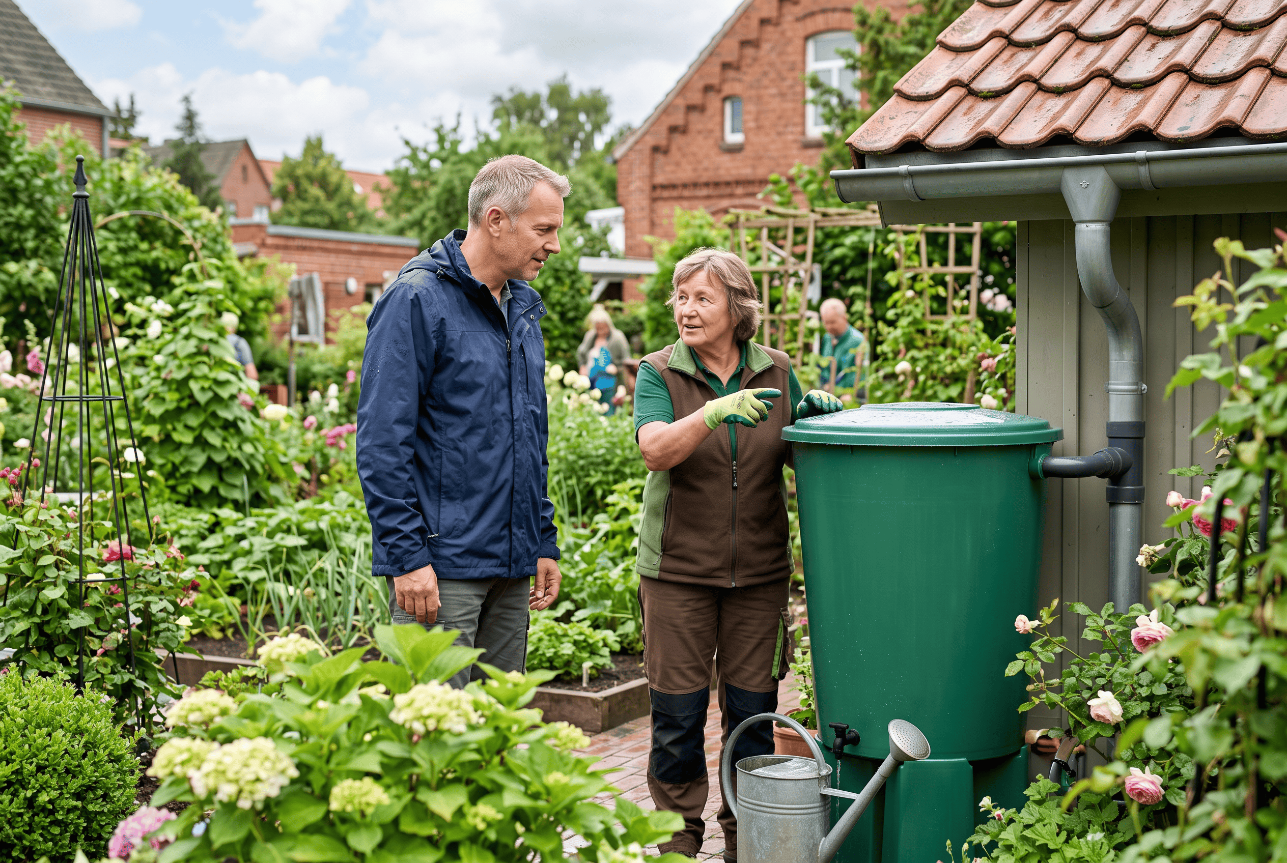 Wasser ist kostbar – was Henry Neuhauser beim Besuch in Rostock über Regenwassernutzung im Garten gelernt hat